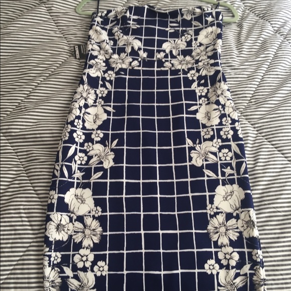 Blue Dress BRAND NEW from Express - Picture 1 of 6
